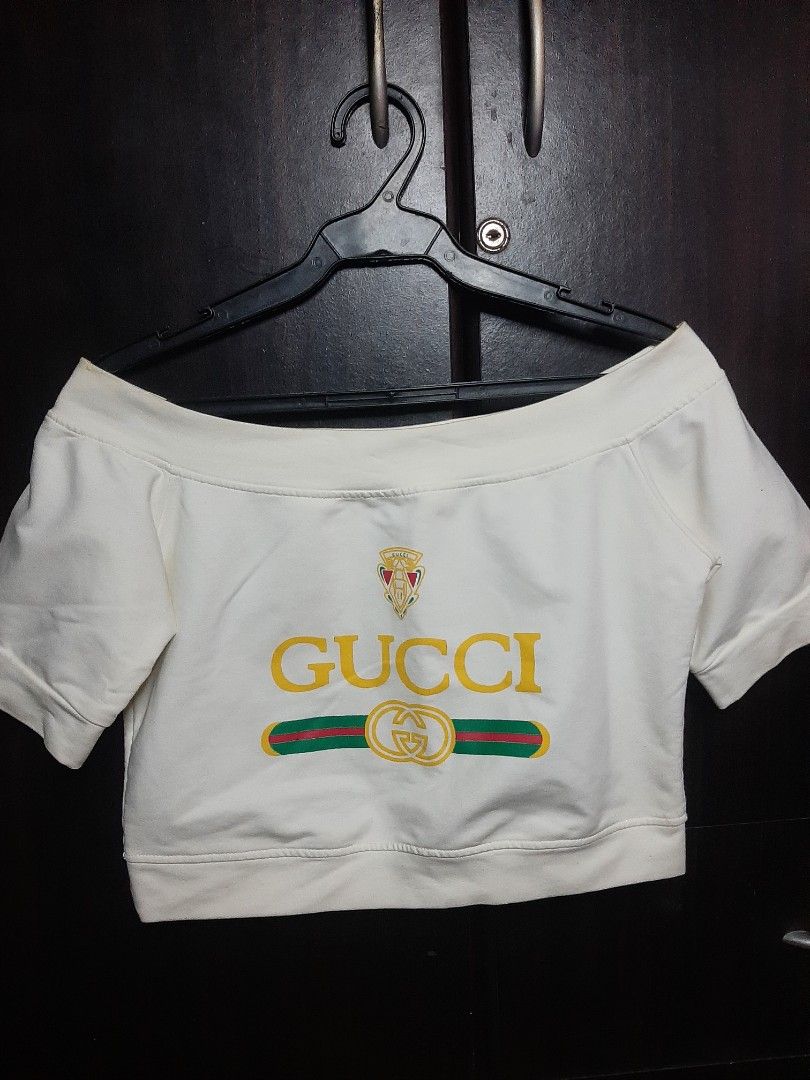 Gucci off the shoulder top new arrivals