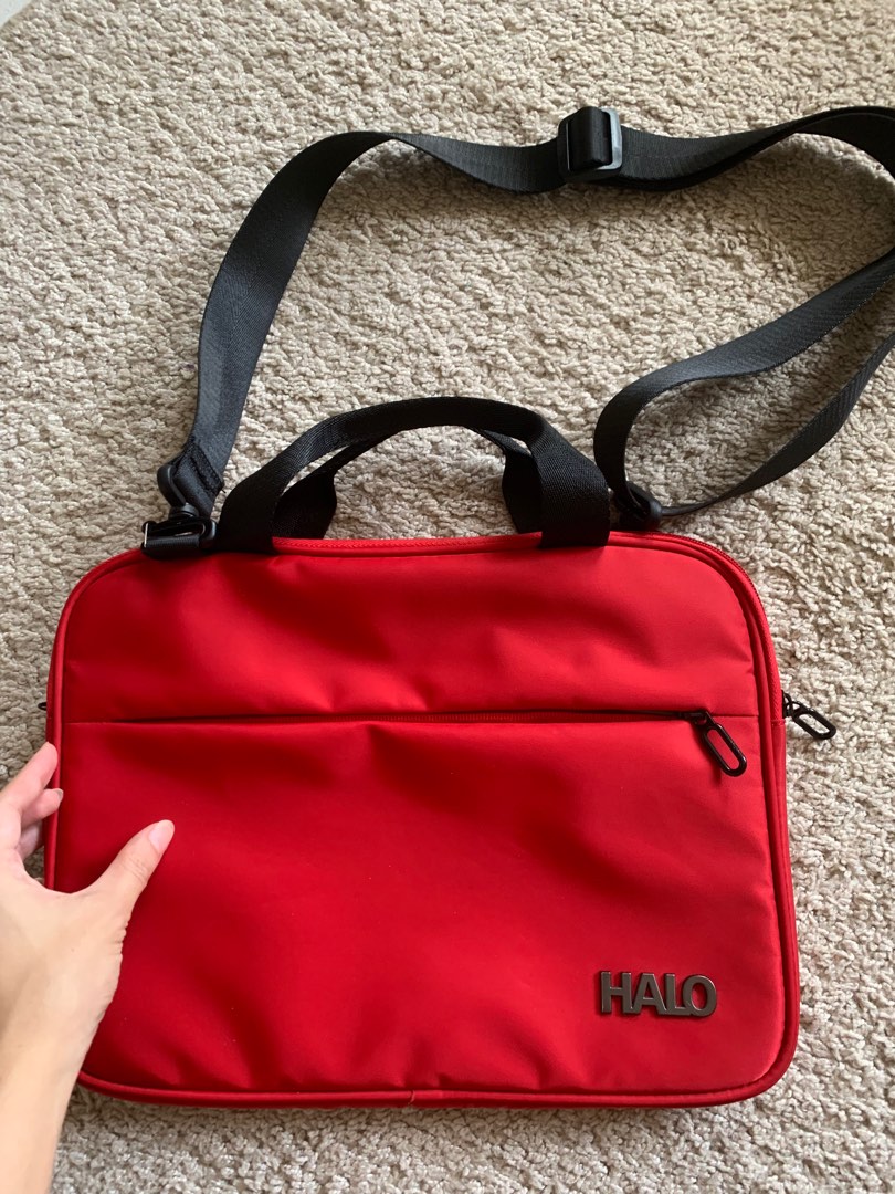 Halo laptop bag red new on Carousell