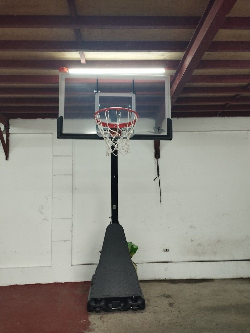 Heavy duty basketball Ring (Category: Racket and Ball Sports) located in Manila. Submitted by lyka.sofitec (Listing ID 1241024420, Image 1). Description: heavy duty basketball hoops ‼️ 7-10ft. adjustable height ‼️ 18" ring size springtype snapback ‼️ 54" by 32" board size polycarbonate‼️ movabable ‼️ pvc base‼️ 21,500 only + shipping fee if deliver,, cod along metro manila only.