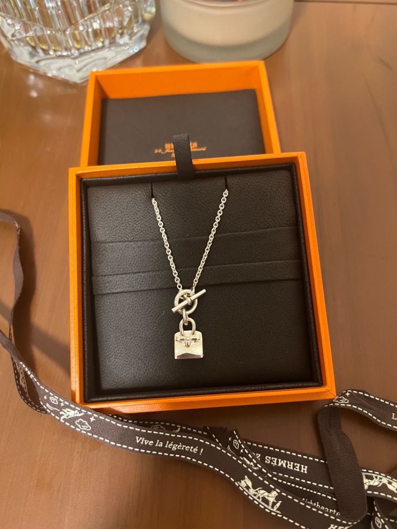 Hermes on sale silver necklace