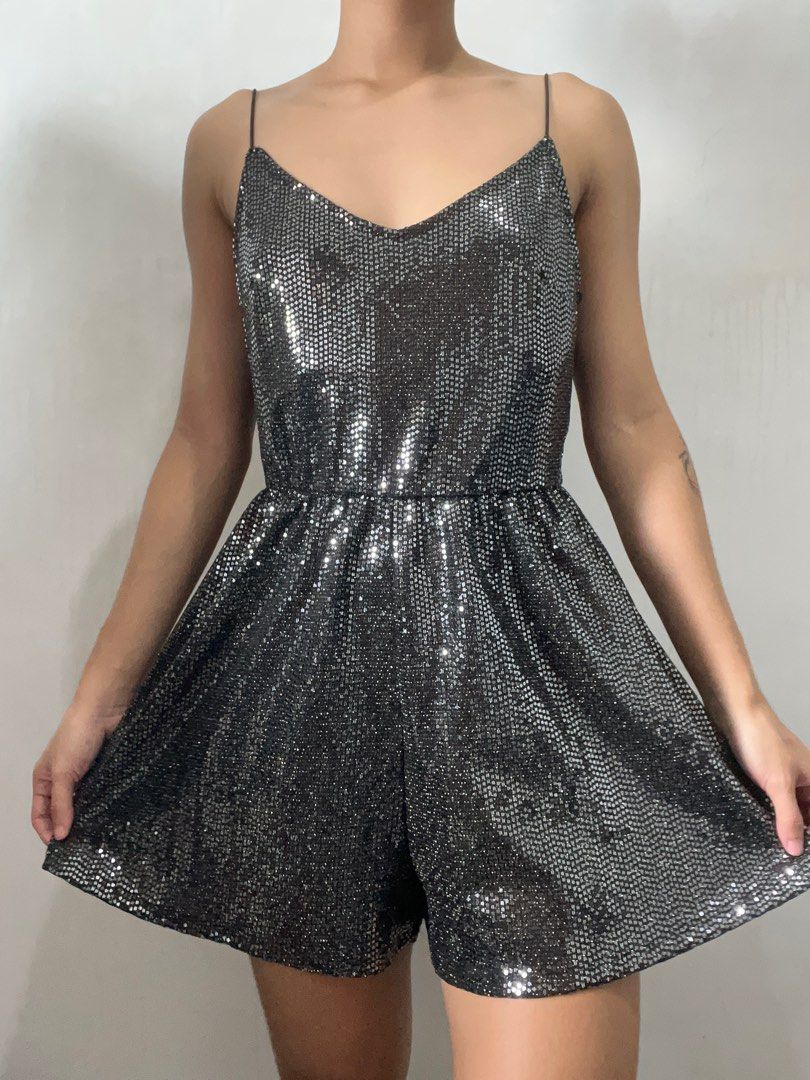 H m sparkly deals romper