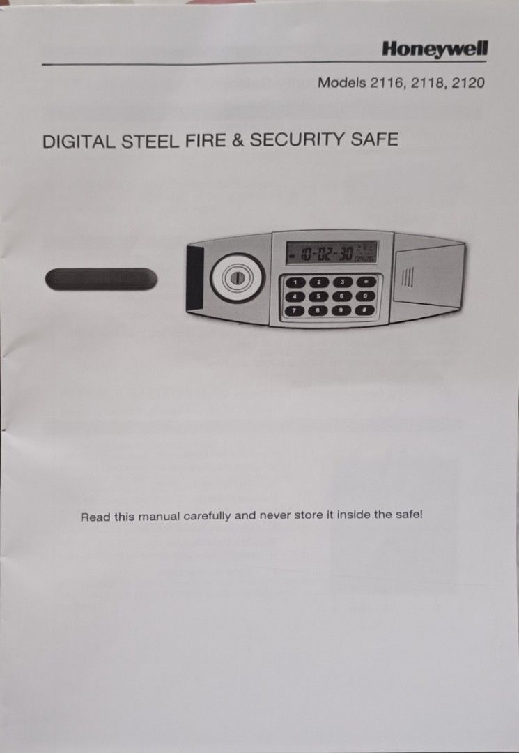 Honeywell Safe/Vault, Furniture & Home Living, Security & Locks, Safe