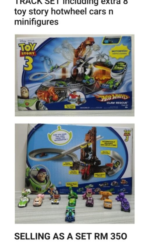 Hot Wheels Toy Story 3 Claw Rescue レア Hot Wheels Toy Story 3 Claw Rescue Track Set New Sealed