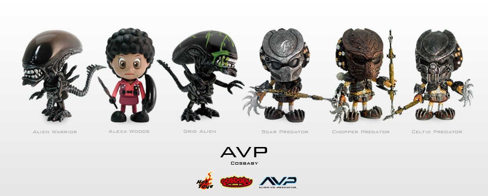 【全種セット】HOTTOYS ALIENSvsPREDATOR COSBABY ALIENSvsPREDATOR 【全種セット】HOTTOYS COSBABY