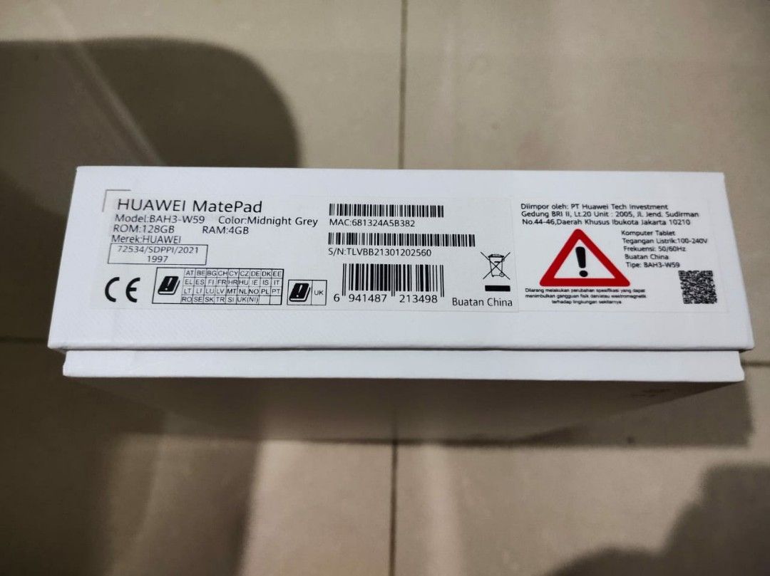 Huawei Matepad Model BAH3W59 (4GB/128GB), Telepon Seluler & Tablet, Tablet di Carousell