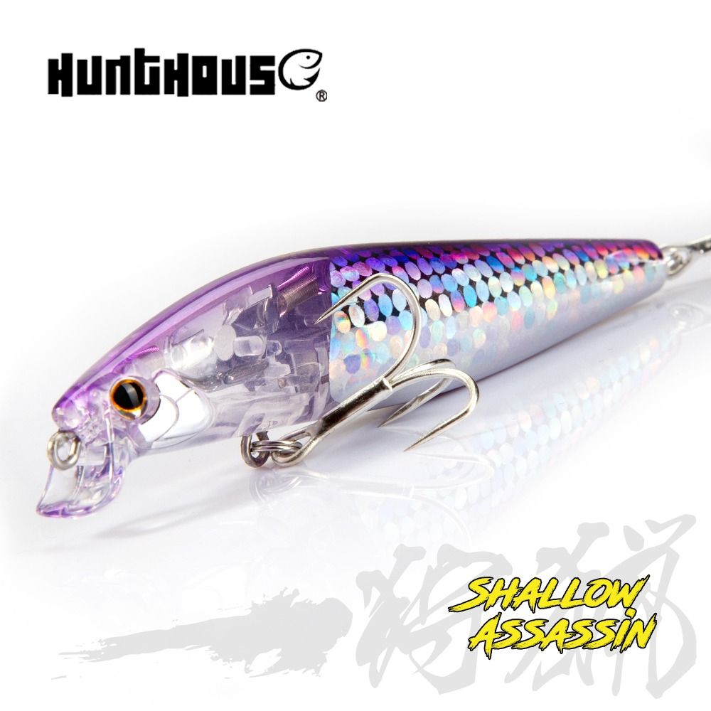 Buy 3+1 Hunthouse EXSENCE Shallow Assassin Slider Minnow Fishing Lure 99mm  15g 99F FLASH Tungsten Weight Slider System Floating Baits, Sports  Equipment, Fishing on Carousell