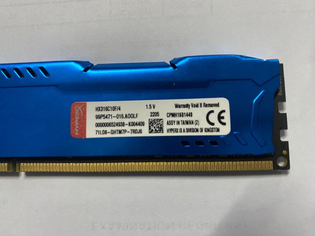 Hyperx ddr3 store 4gb 1600mhz