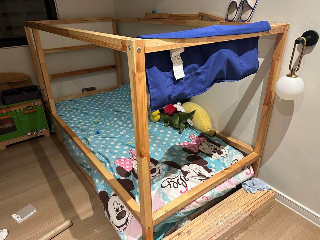 IKEA Kura Bunk Bed, Furniture & Home Living, Furniture, Bed Frames