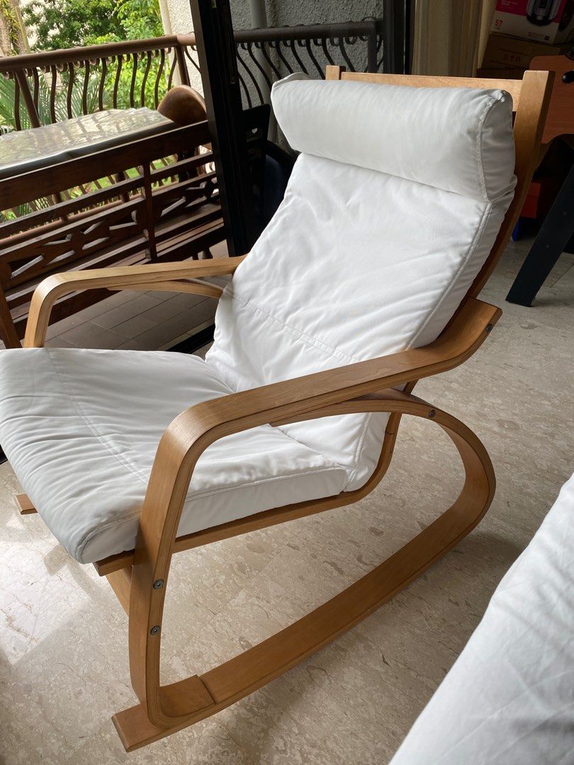 Ikea glider chair and top ottoman