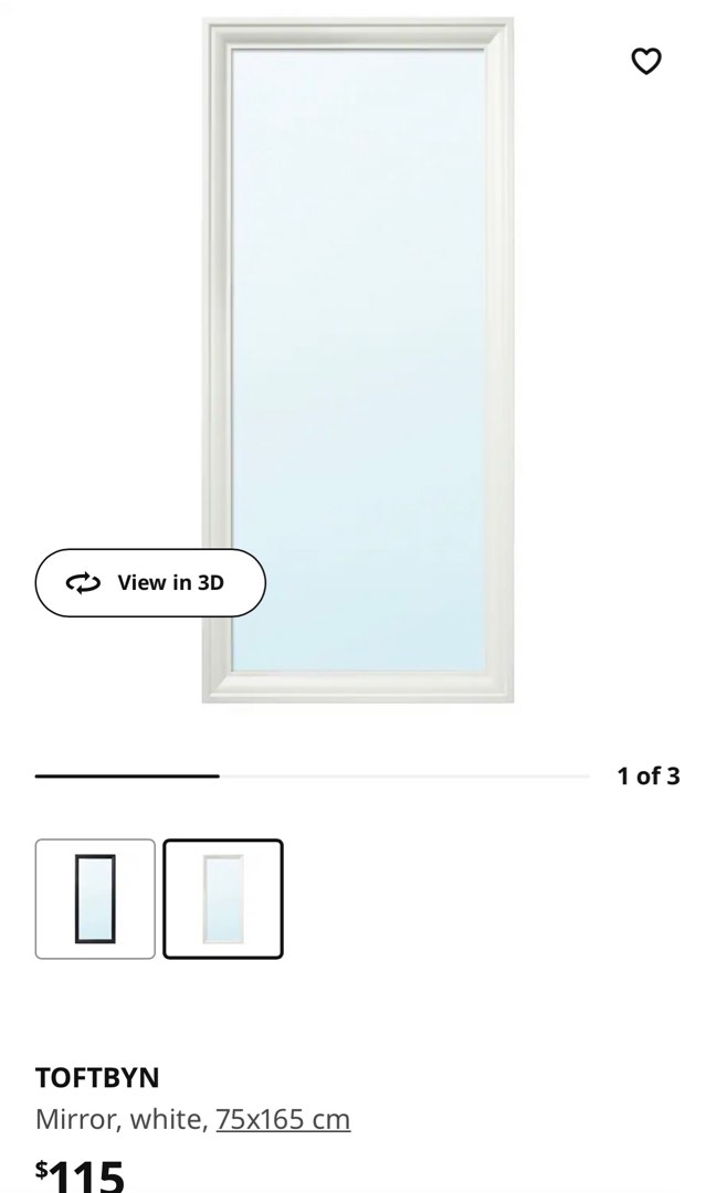 IKEA wall mirror, Furniture & Home Living, Home Decor, Mirrors on Carousell