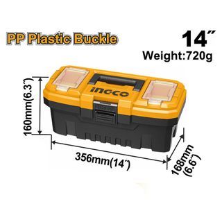 Ingco PBX1401 Plastic Tool Box 14"