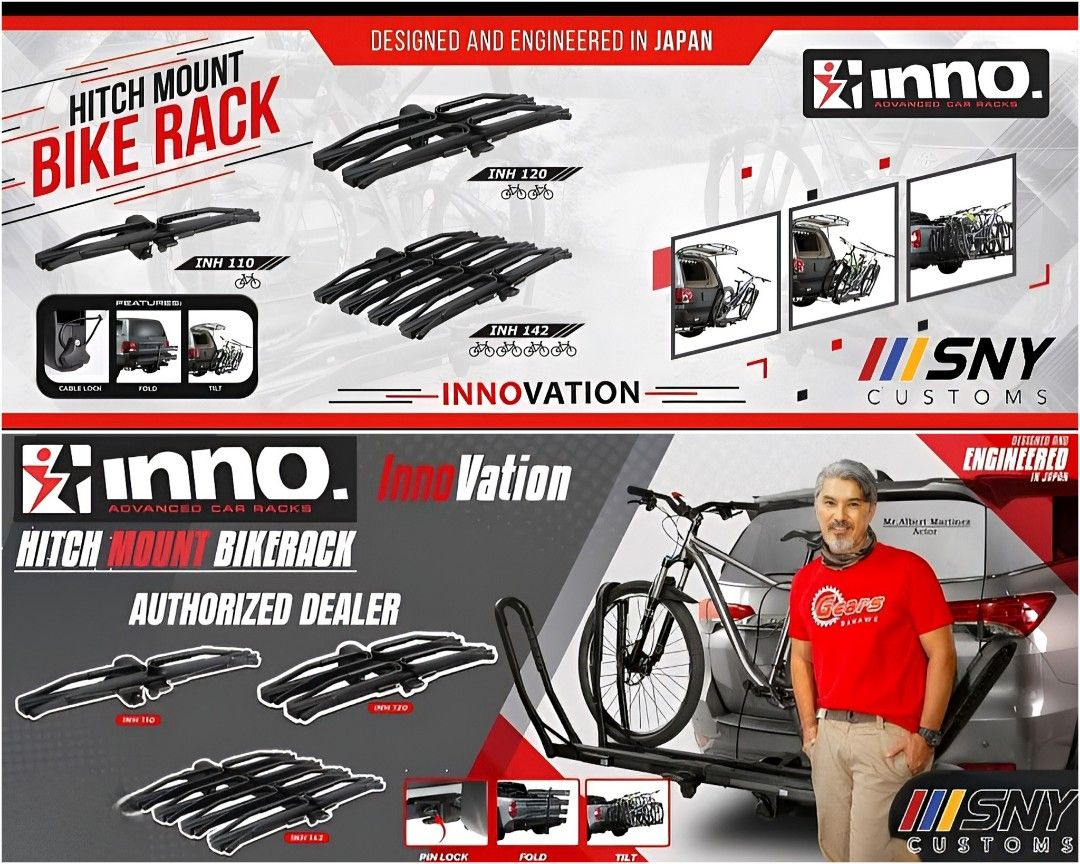 Inno Towbar tow hitch receiver bike carrier 0 percent promo, Sports