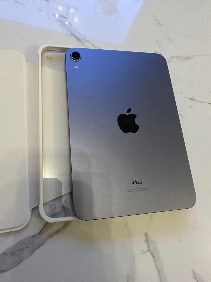 IPad mini 6 256g WiFi 紫色有apple care+, 手提電話, 平板電腦, 平板 