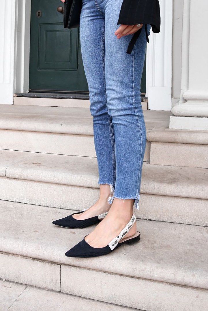 Jadior Slingback Flats, Women's Fashion, Footwear, Flats on Carousell