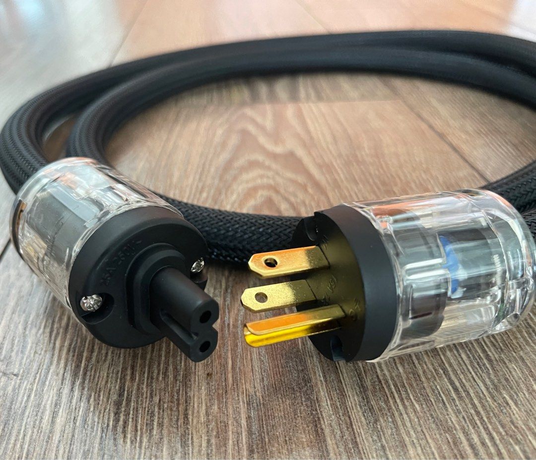 Japanese Furukawa power cord US3pin IEC C7 (figure 8) 1.5m, Audio