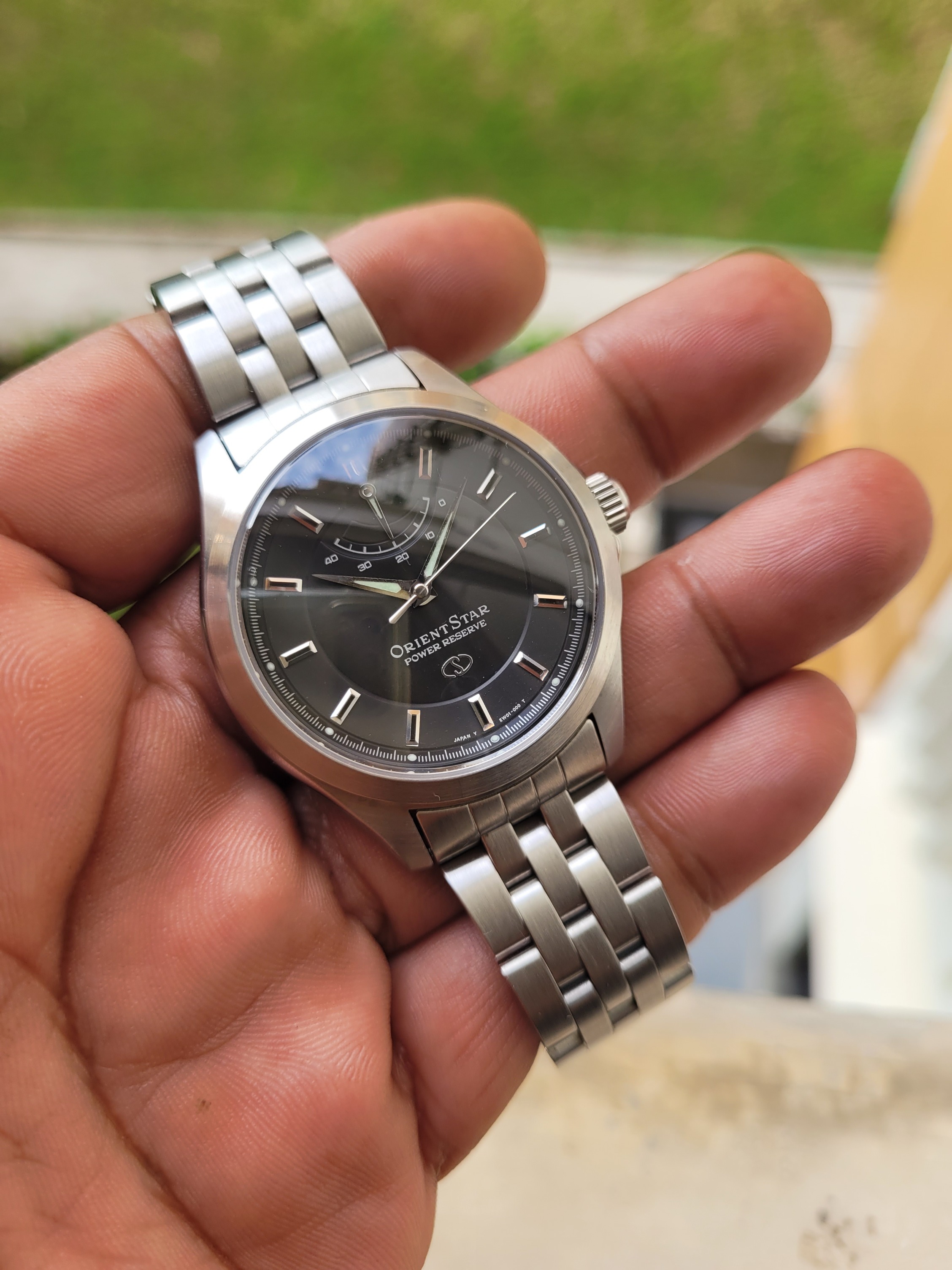 Orient star hotsell power reserve automatic