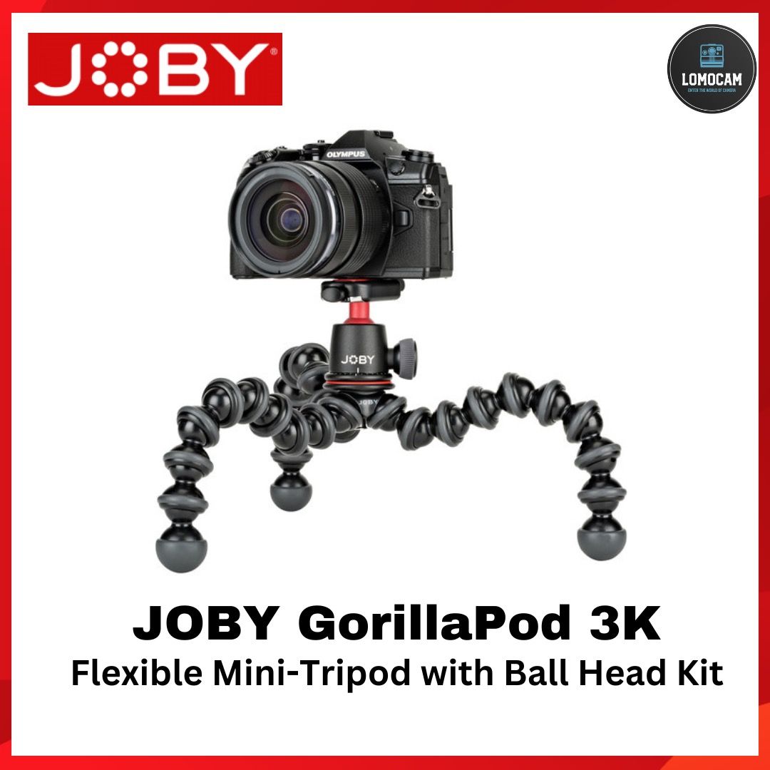 joby gorillapod 3k flexible tripod with ball head kit