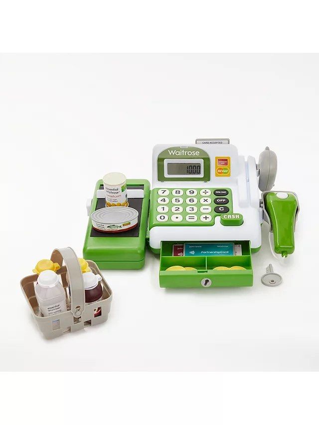 John Lewis Partners Waitrose Cash Register shopping basket