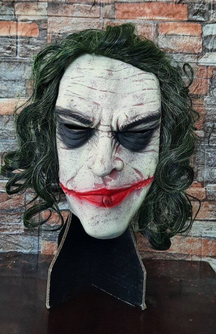 Joker Mask, Halloween Mask, Horror Mask on Carousell