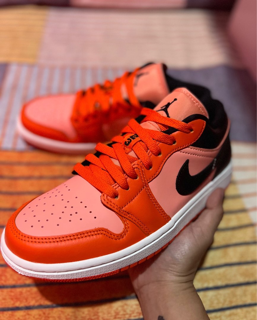 Jordan 1 low orange black