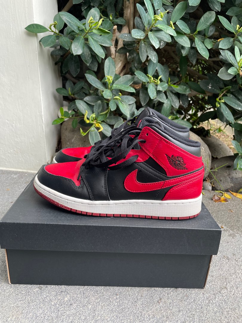 jordan 1 mid banned 2020 outfit
