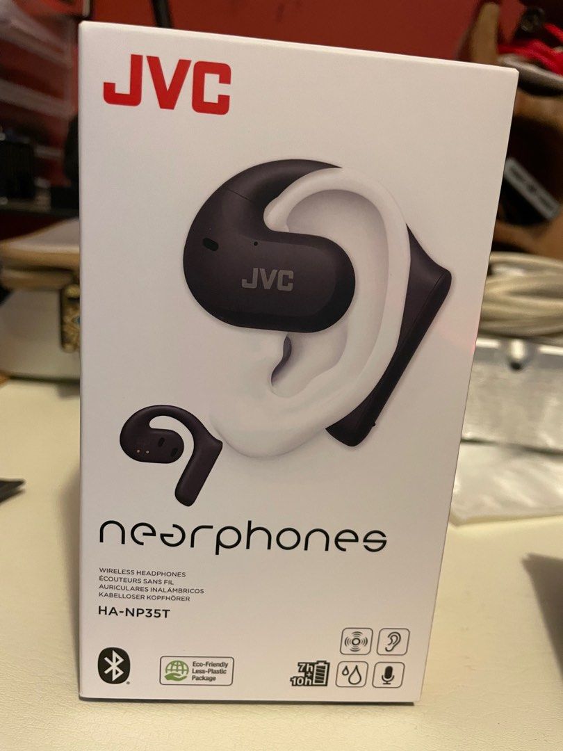 JVC Nearphones Open Ear Wireless Headphone Not Bone Conduction , Audio