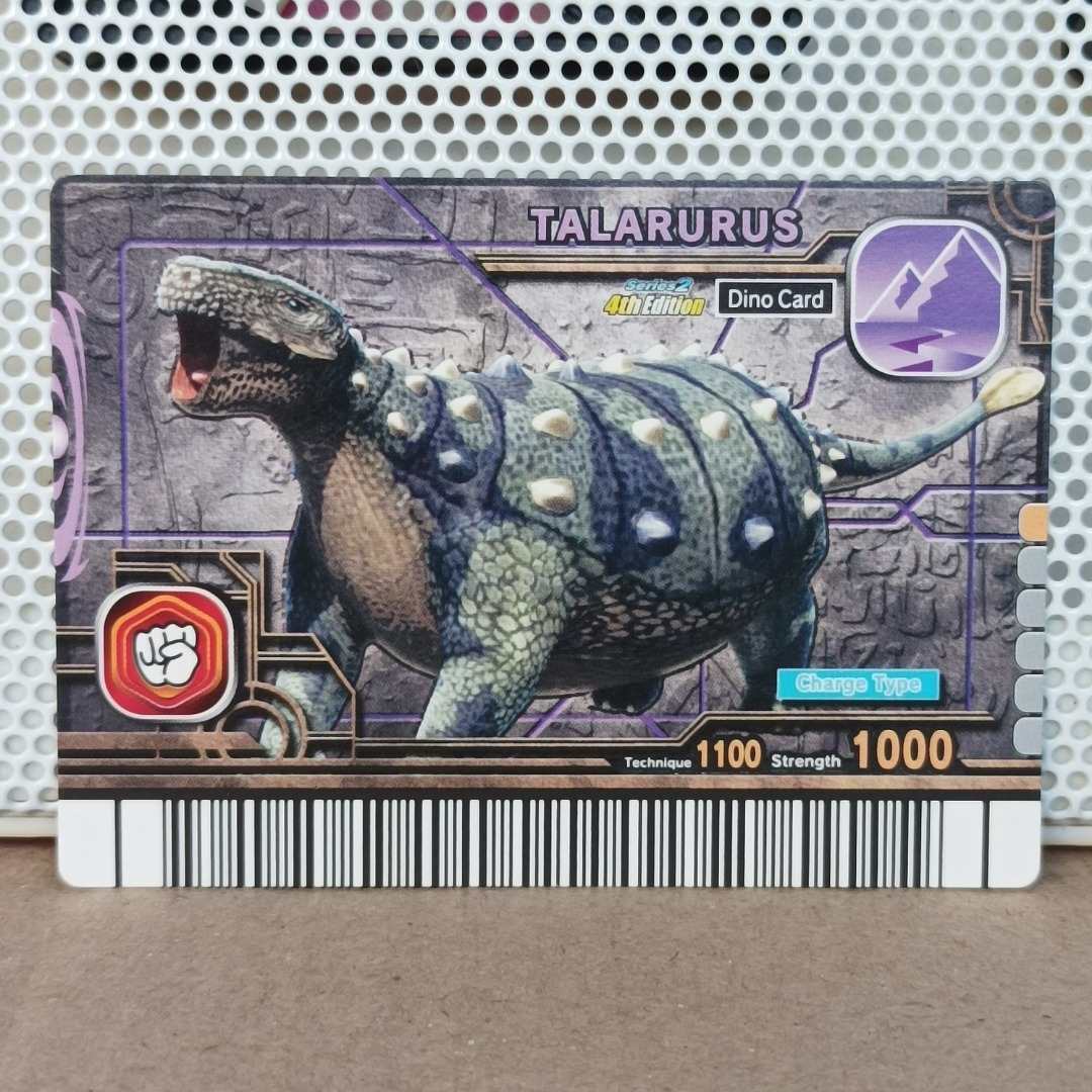 Kartu Sega Dinosaur King - Series 2 - 4th edition - Talarurus on Carousell