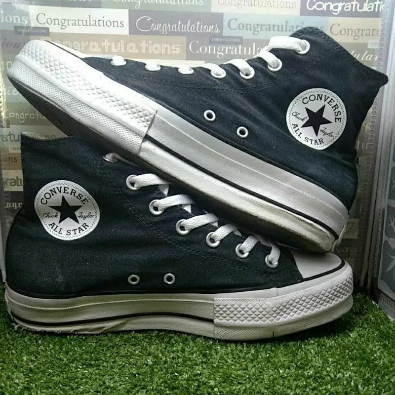 KASUT CONVERSE CHUCK TAYLOR ALL STAR TAPAK TINGGI HIGHCUT BUNDLE 7 UK