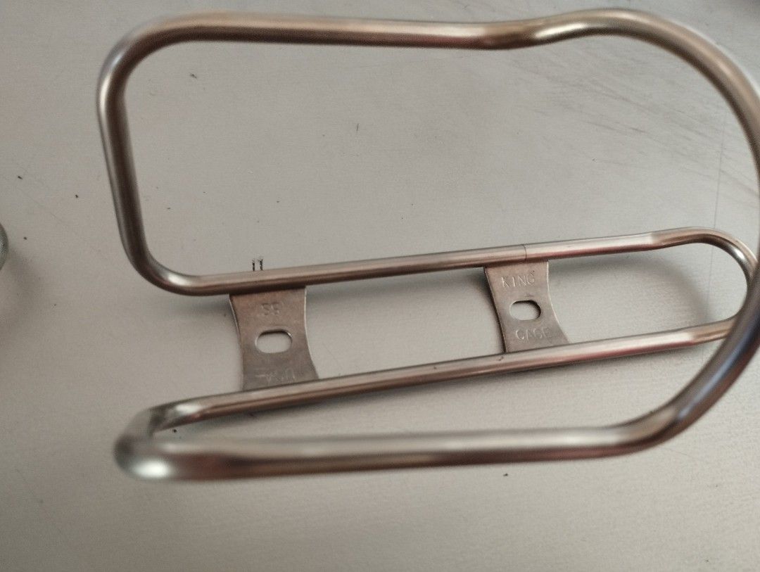 King cage stainless steel bottle cage Sports Equipment Bicycles Parts Parts Accessories on Carousell