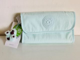 KIPLING DAISEE MAKEUP TOILETRY BAG TECH ACCESSORIES POUCH $59 - WILLOW GREEN