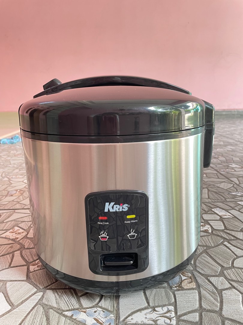 Kris 2.8 Ltr Deluxe Rice Cooker atau Magic Com Silver on Carousell