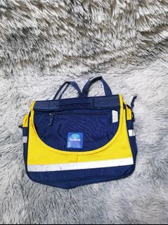 Kumon Blue Yellow Backpack Bag