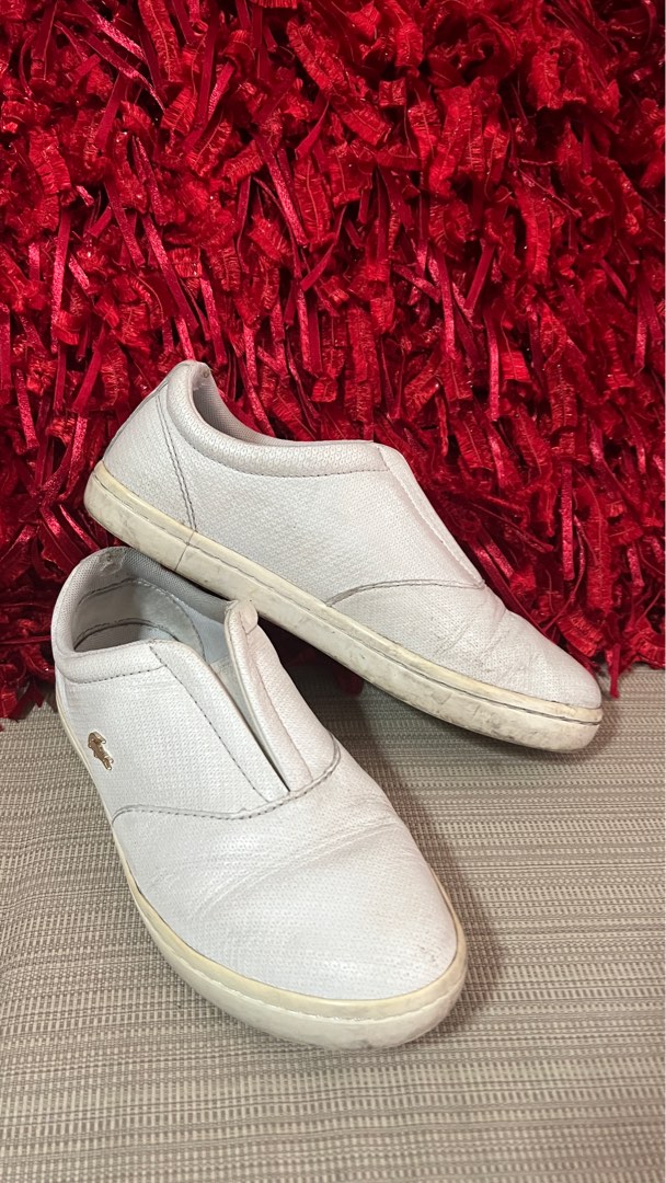 Lacoste Leather Shoes, Women's Fashion, Footwear, Sneakers on Carousell