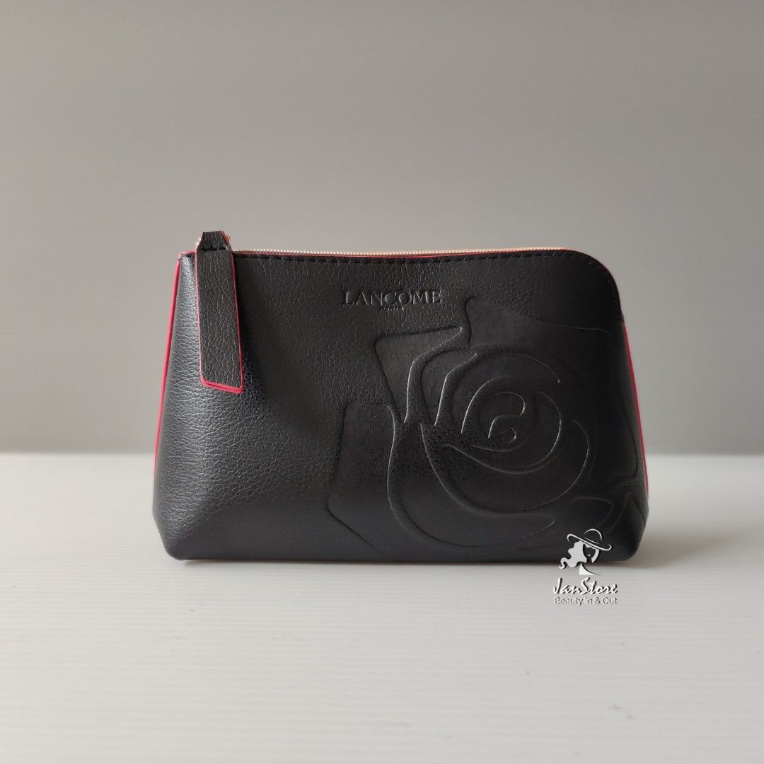 Lancome black cheap makeup bag