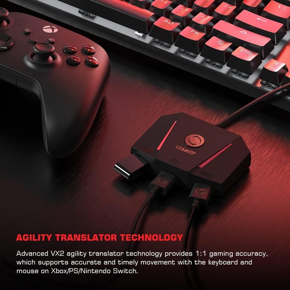 Leadjoy VX2 AimBox Game Console Keyboard and Mouse Adapter, Wired  Connection Converter with 3.5mm Studio Jack, Compatible with Switch, Xbox  Series X, Xbox One, PS4, PS5, Hobbies & Toys, Toys & Games