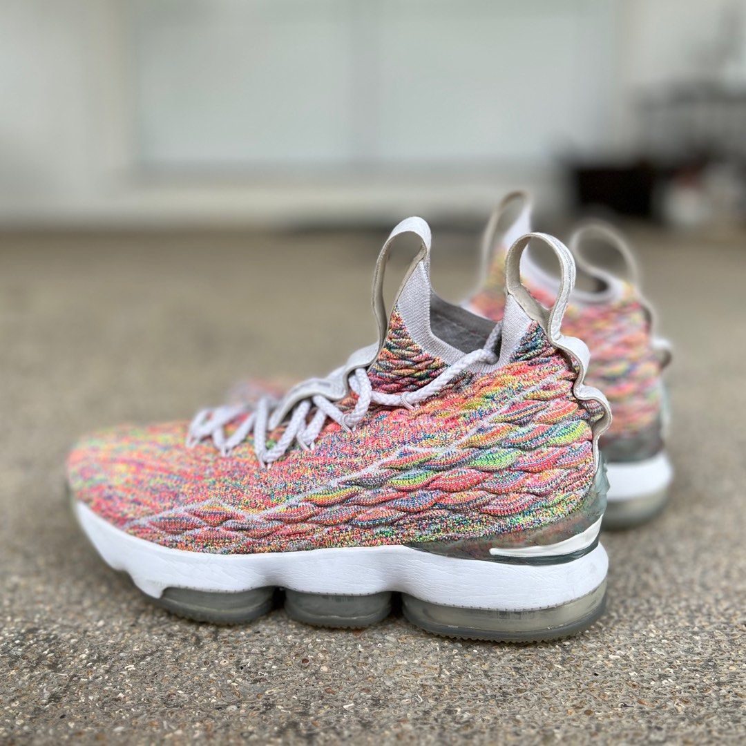 Lebron 15 fruity pebbles sale mens