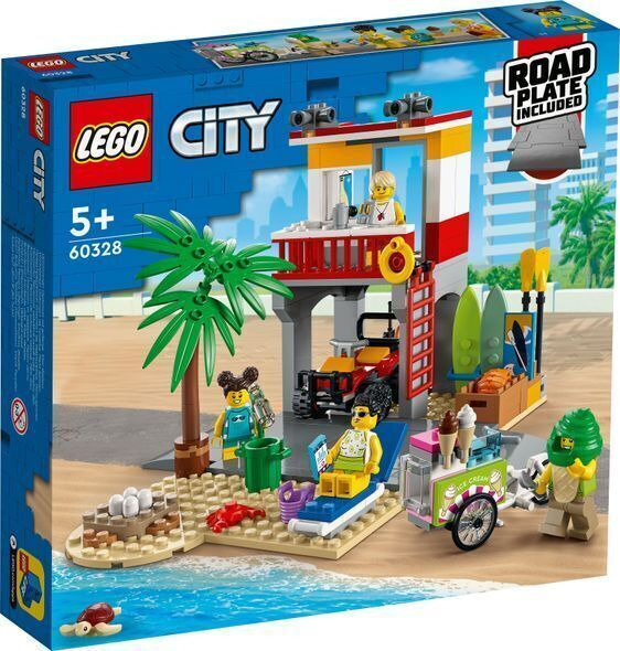 LEGO 60328 - City - Beach Lifeguard Station (NEW), Hobbies & Toys