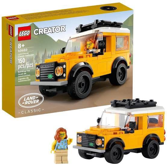 LEGO® Creator Land Rover Classic Defender (10317) (Category: Lego & Building Sets) located in Manila. Submitted by brikks4u (Listing ID 1241054267, Image 3). Description: Celebrate the 75th anniversary of the Land Rover Series I by building this incredible classic Defender replica. This impressive model features many details from the real-life version, including the roof rack, headlights, Land Rover badge and side-view mirrors. Once the car toy i