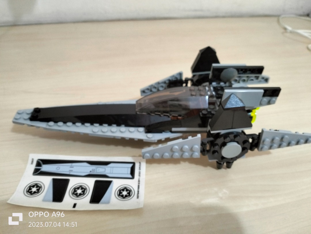 Lego Star Wars 7915 Imperial VWing Starfighter, Hobbies & Toys, Toys & Games on Carousell