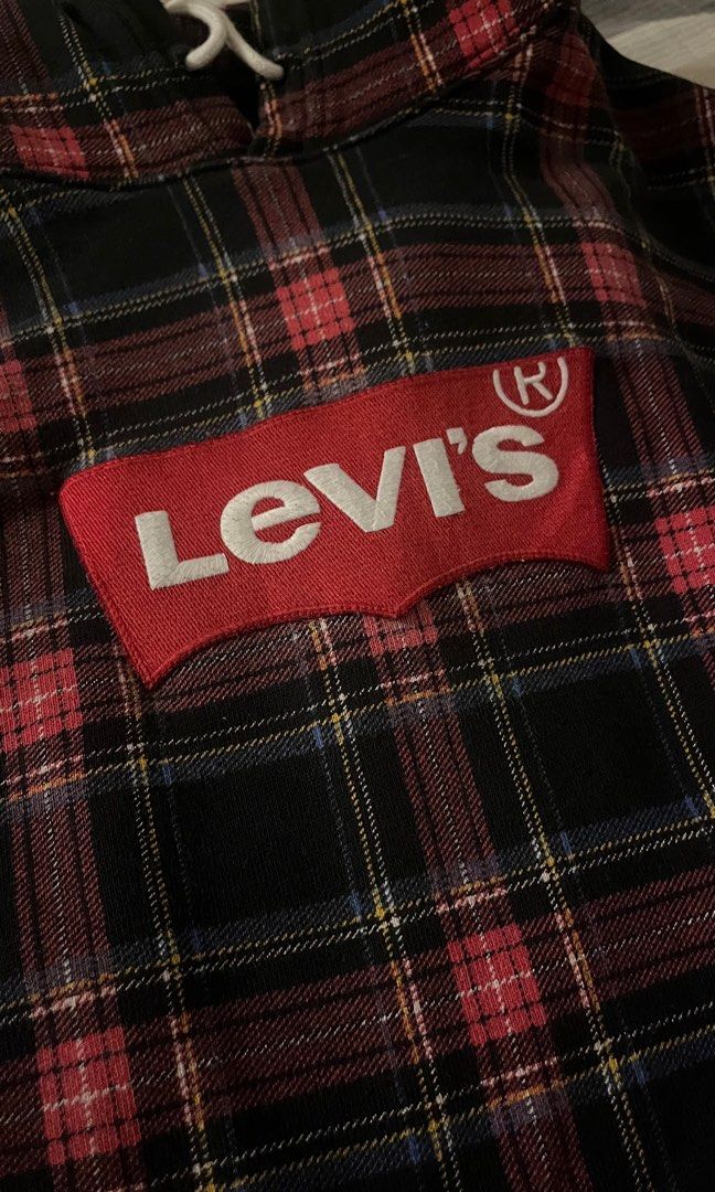Levis store checkered hoodie