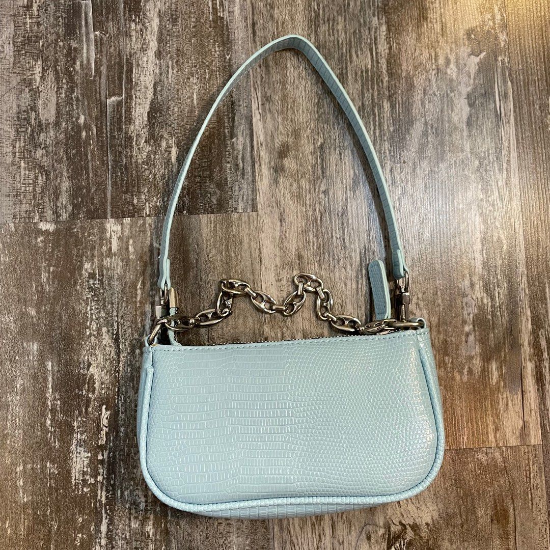 JACQUEMUS Le Chiquito Noeud Bag in Pale Blue | FWRD