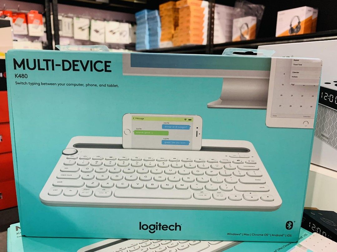 💯Logitech K480 Bluetooth Multi-Device Keyboard (White) (Category: Computer Keyboard) located in Makati City. Submitted by techubstoreandaccessories (Listing ID 1241108482, Image 1). Description: Logitech K480 Bluetooth Multi-Device Keyboard (White) Onhand ready to ship‼️‼️ ✅BRANDNEW ORIGINAL & SEALED ✅ACTUAL PICTURE POSTED ✅ACCEPT WALK IN/PICK UP CLIENT 📍Location: Evangelista St. Makati City ✅ACCEPT BULK ORDERS WITH DISCOUNT ✅MODE OF PAYMENT: C