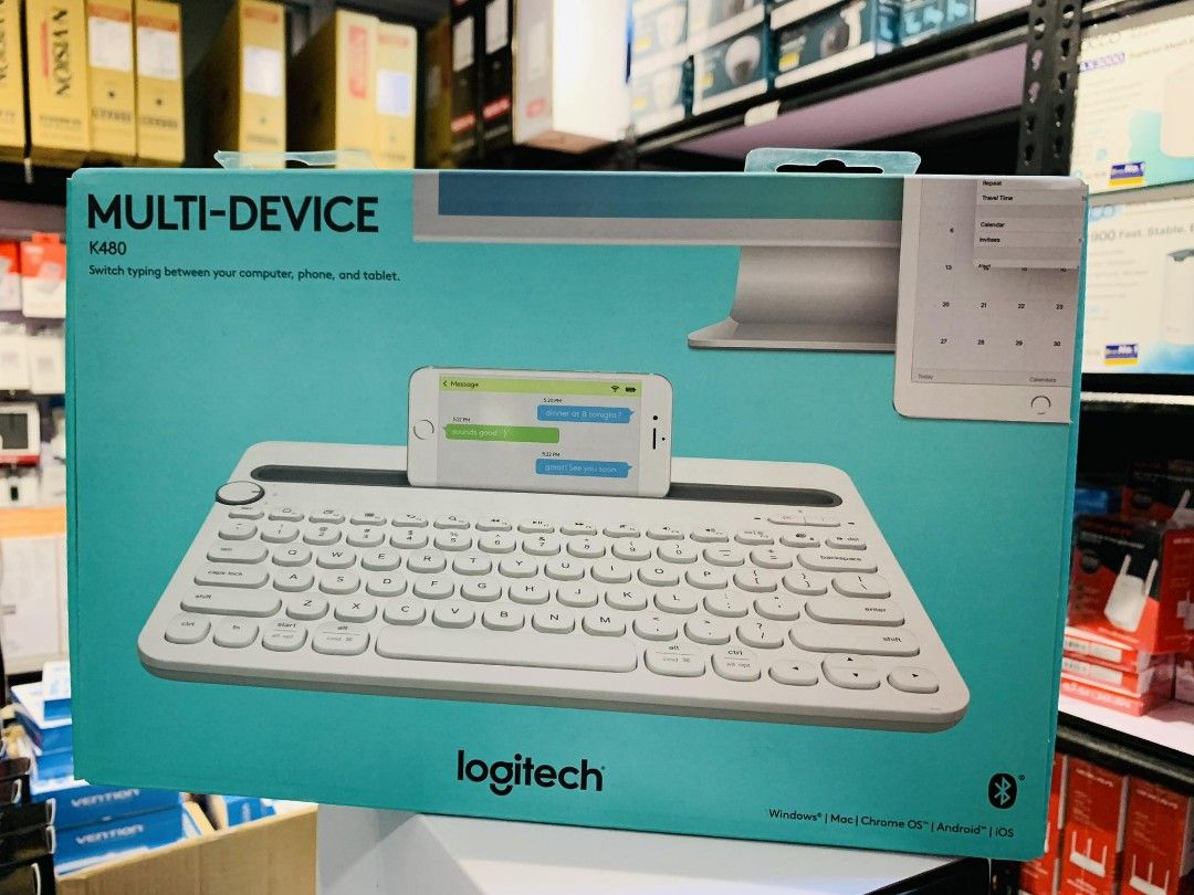 💯Logitech K480 Bluetooth Multi-Device Keyboard (White) (Category: Computer Keyboard) located in Makati City. Submitted by techubstoreandaccessories (Listing ID 1241108482, Image 2). Description: Logitech K480 Bluetooth Multi-Device Keyboard (White) Onhand ready to ship‼️‼️ ✅BRANDNEW ORIGINAL & SEALED ✅ACTUAL PICTURE POSTED ✅ACCEPT WALK IN/PICK UP CLIENT 📍Location: Evangelista St. Makati City ✅ACCEPT BULK ORDERS WITH DISCOUNT ✅MODE OF PAYMENT: C