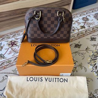 💯 Authentic Lv Alma Bb Epi Leather, Luxury, Bags & Wallets on Carousell