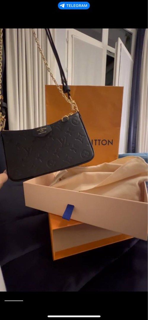 Louis Vuitton Easy Pouch On Strap (19-11.5-3cm) M80349,Shoulder Bags