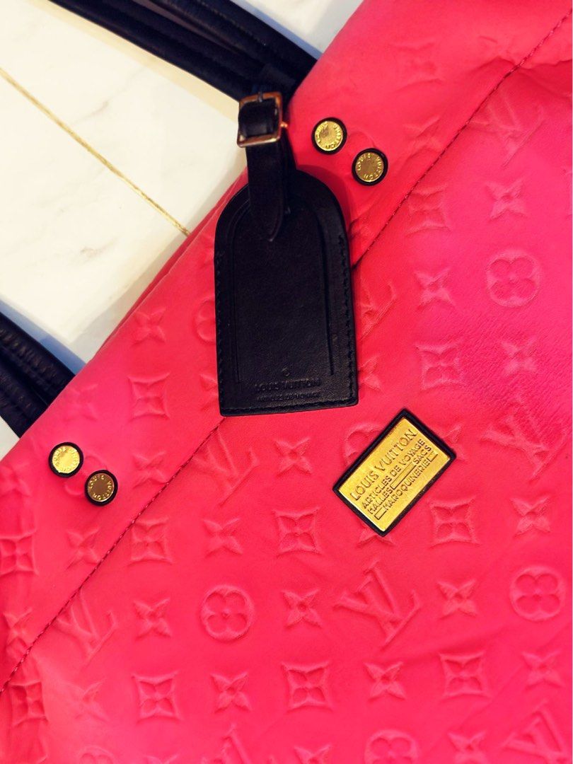 Louis Vuitton Limited Edition Fuchsia Monogram Neoprene Scuba GM Tote Bag -  Yoogi's Closet