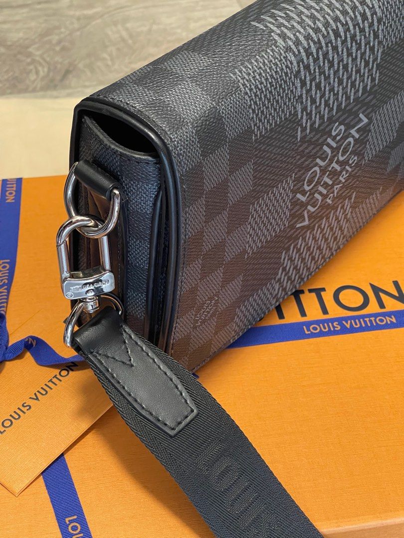 LV STUDIO MESSENGER, Men's Fashion, Bags, Sling Bags on Carousell