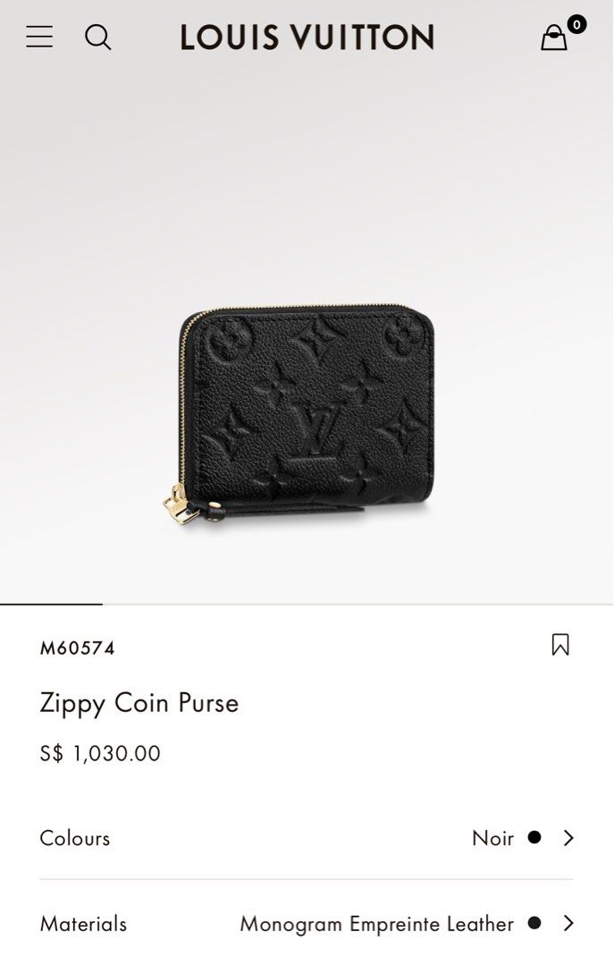 Louis Vuitton Zippy Coin Purse (M60152, M60574)