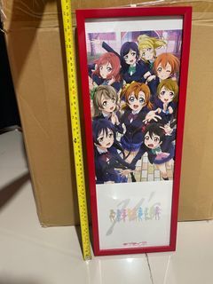 Love Live! School Idol Project poster in frame with glass cover