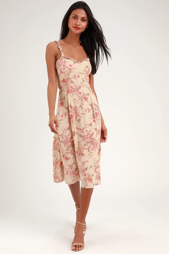 Lulus best sale peach dress
